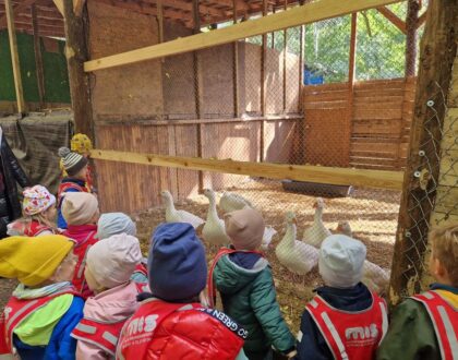 Preschoolers in the "Wioska pod Kogutem"
